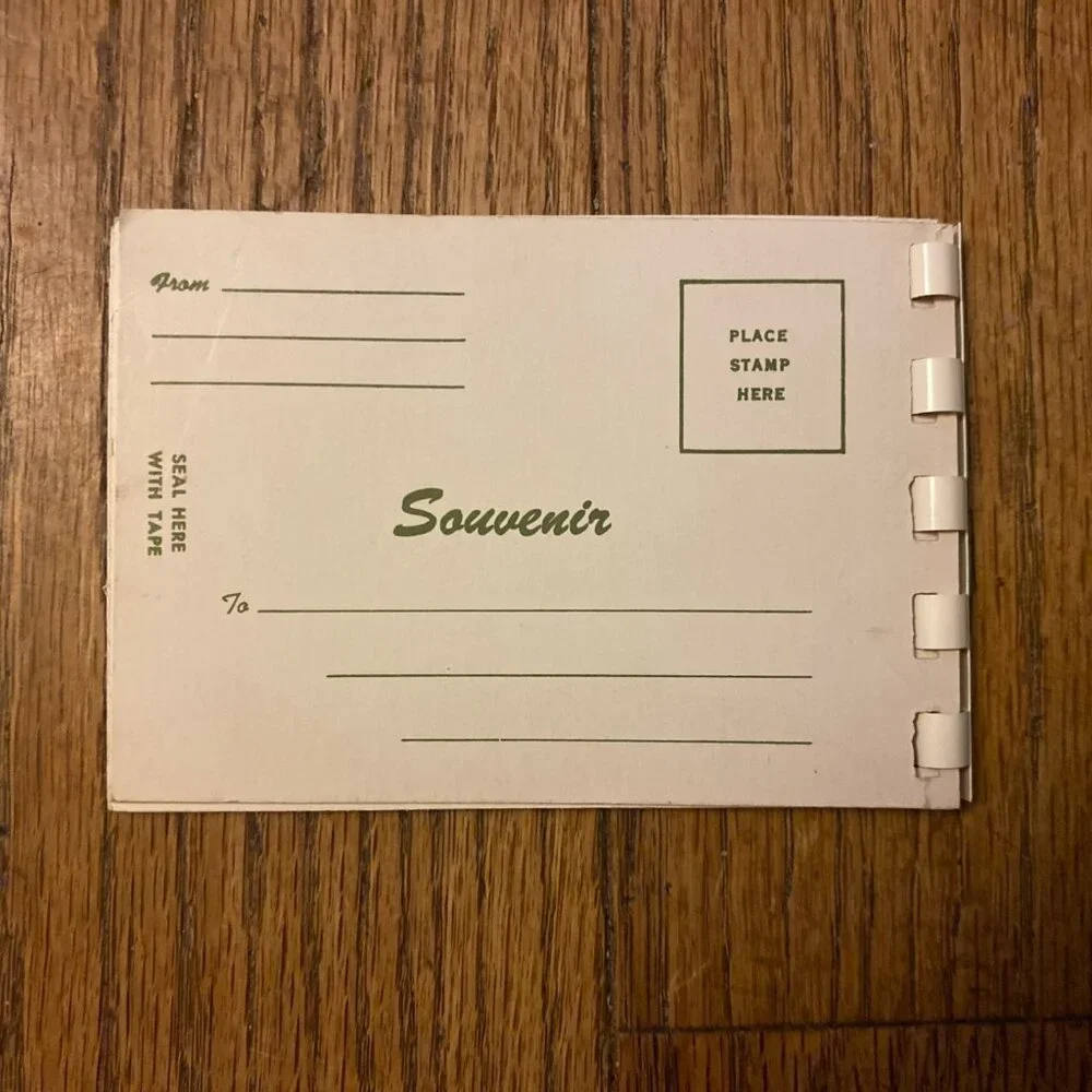Vtg 1960s Denver Colorado Souvenir Mini Photo Postcard Book 11 Kodachrome Repros